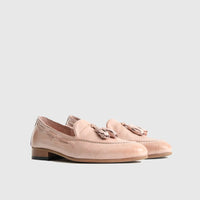Bulletti Casual Slip On Loafers - 002 Pink Loafers | familyshoecentre