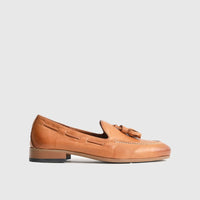 Bulletti Casual Slip On Loafers - 002 Tan Loafers | familyshoecentre