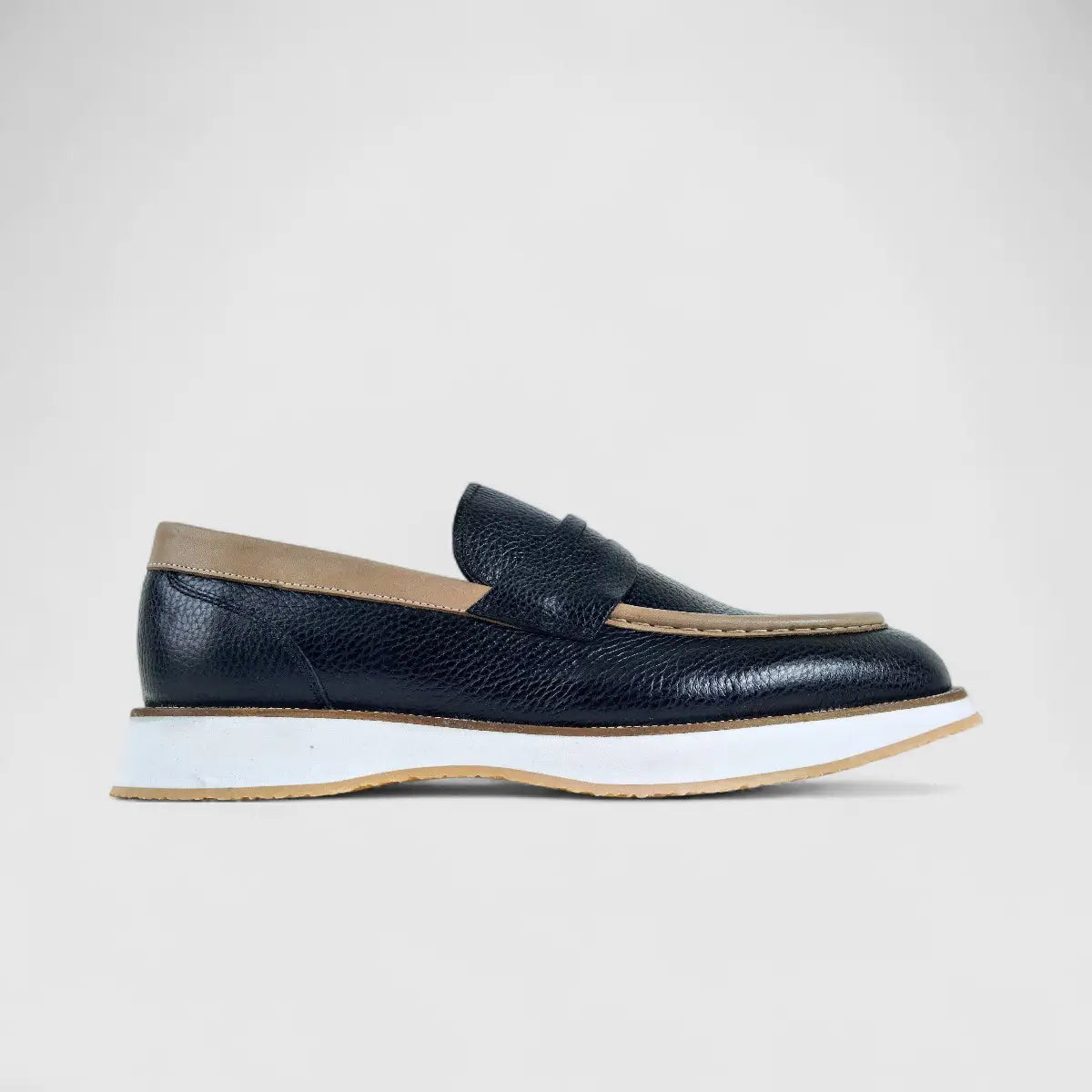 Bulletti Chunky Sole Loafers Black 96-286 BC5 Oxfords | familyshoecentre