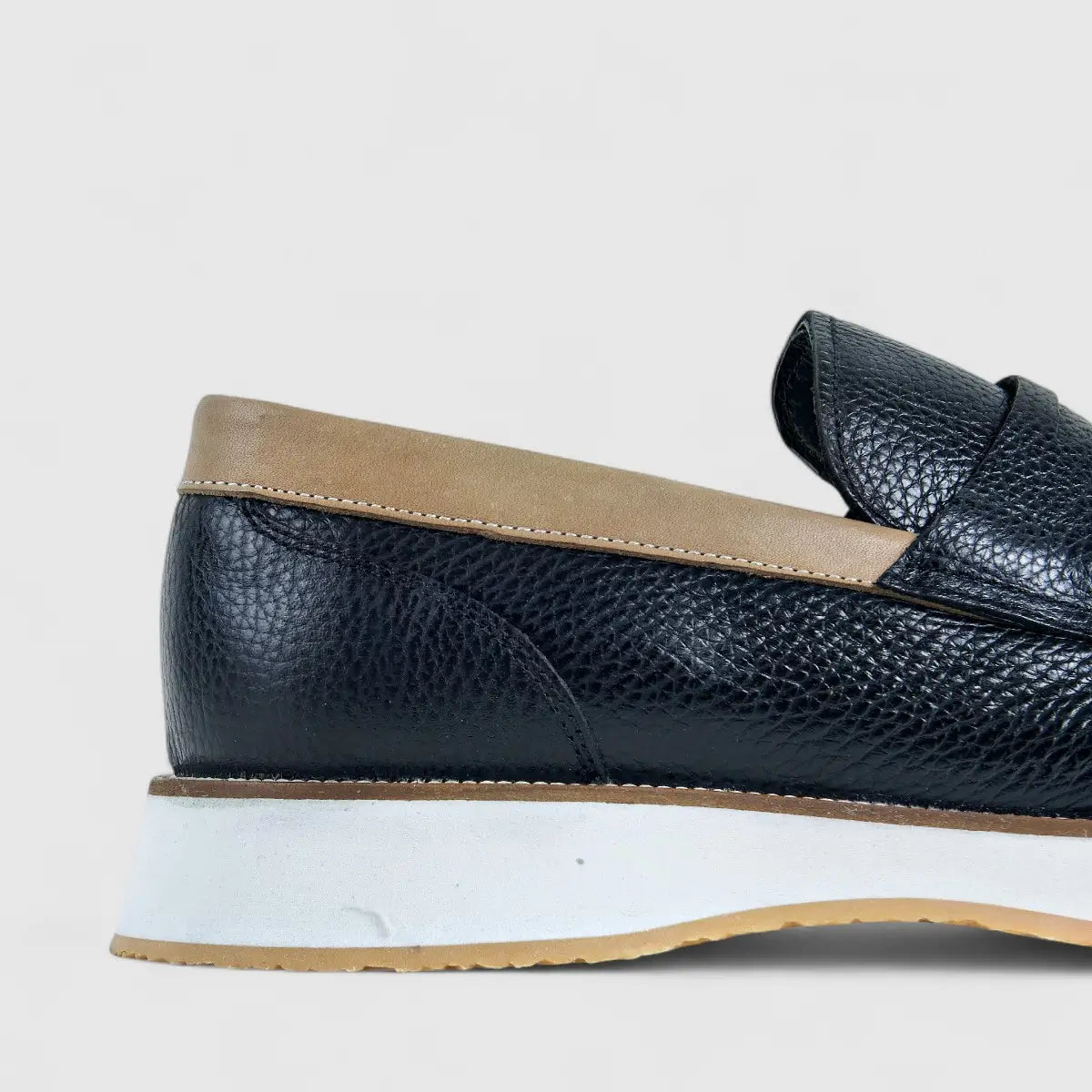 Bulletti Chunky Sole Loafers Black 96-286 BC5 Oxfords | familyshoecentre