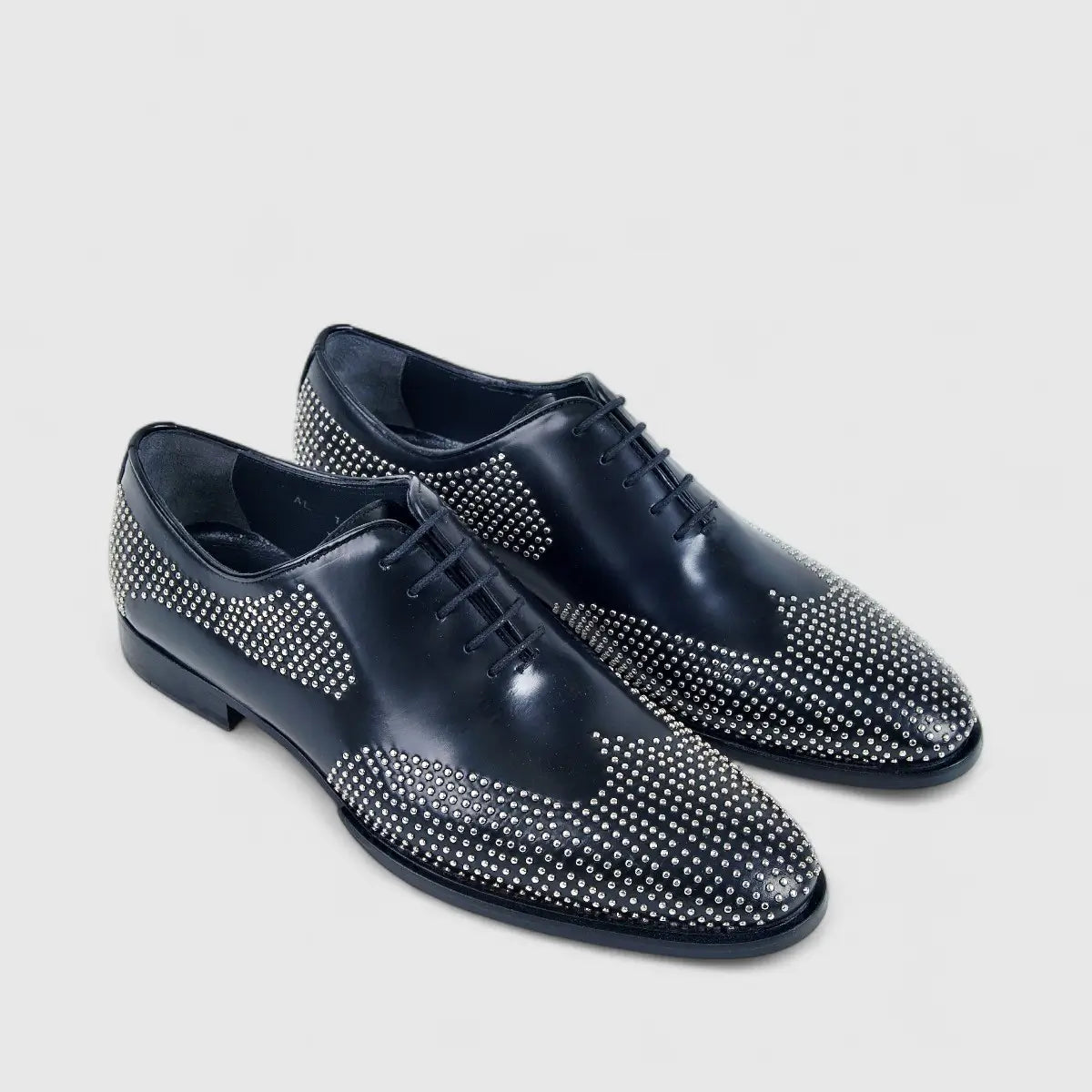 Bulletti Dress Oxfords Studs Black 123-86 BC11 Oxfords | familyshoecentre