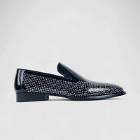 Bulletti Dress Slip On Studs Black 2-276 BC10 Oxfords | familyshoecentre