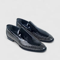 Bulletti Dress Slip On Studs Black 2-276 BC10 Oxfords | familyshoecentre