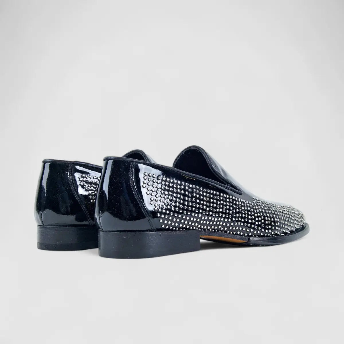 Bulletti Dress Slip On Studs Black 2-276 BC10 Oxfords | familyshoecentre