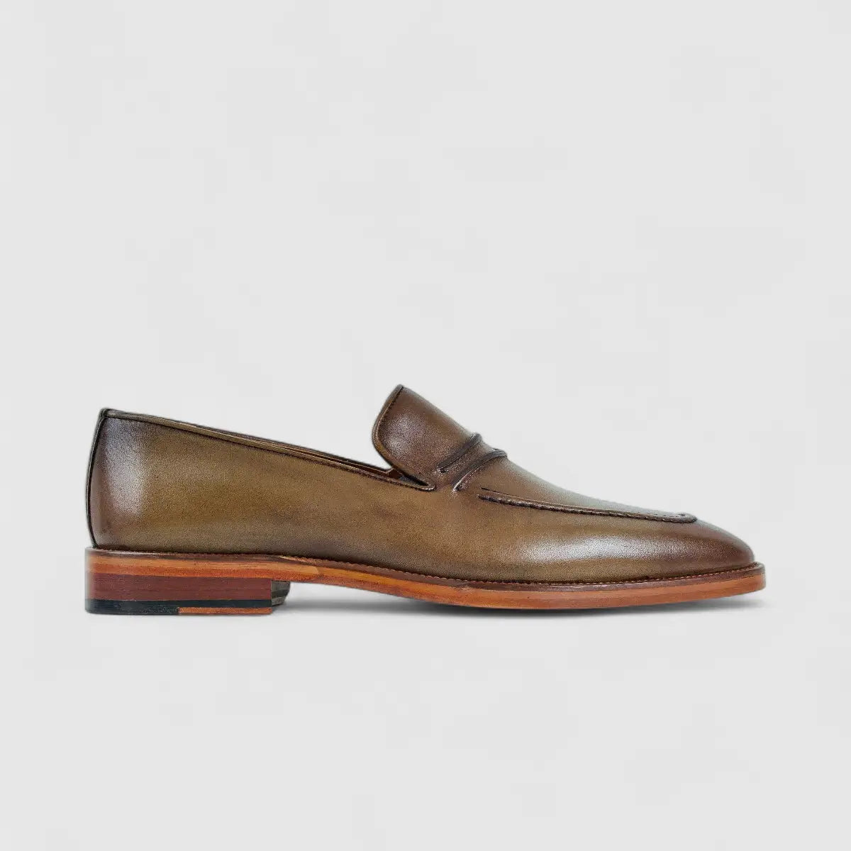 Bulletti Dress Slip Ons Walnut 2-450 BC21 Oxfords | familyshoecentre