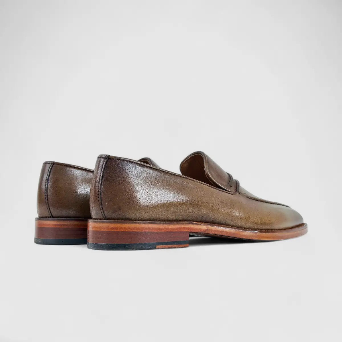 Bulletti Dress Slip Ons Walnut 2-450 BC21 Oxfords | familyshoecentre