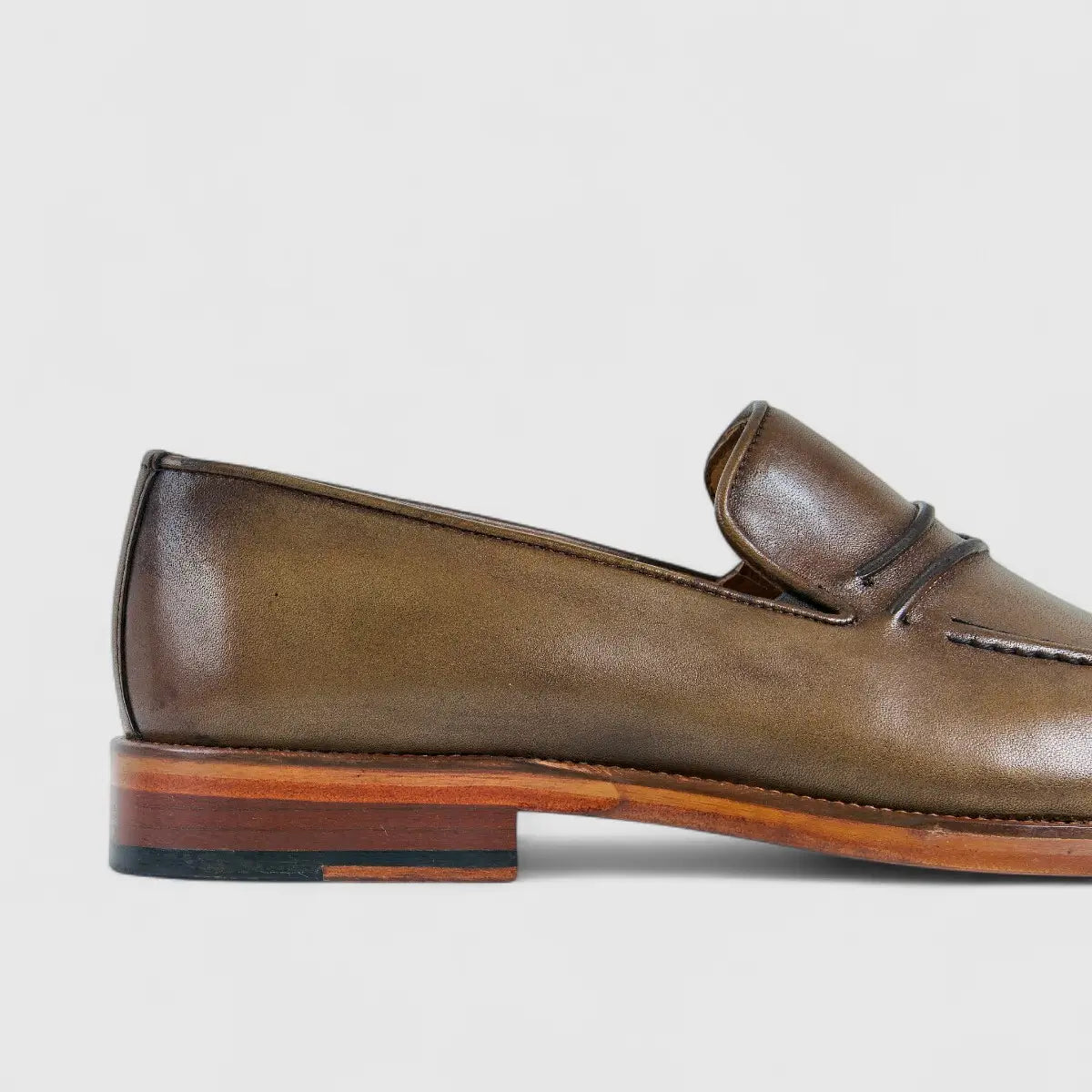 Bulletti Dress Slip Ons Walnut 2-450 BC21 Oxfords | familyshoecentre