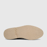 Bulletti Men's Leather Chunky Sole Lace Up B7802M shoe, bottom view showing the textured beige sole.
