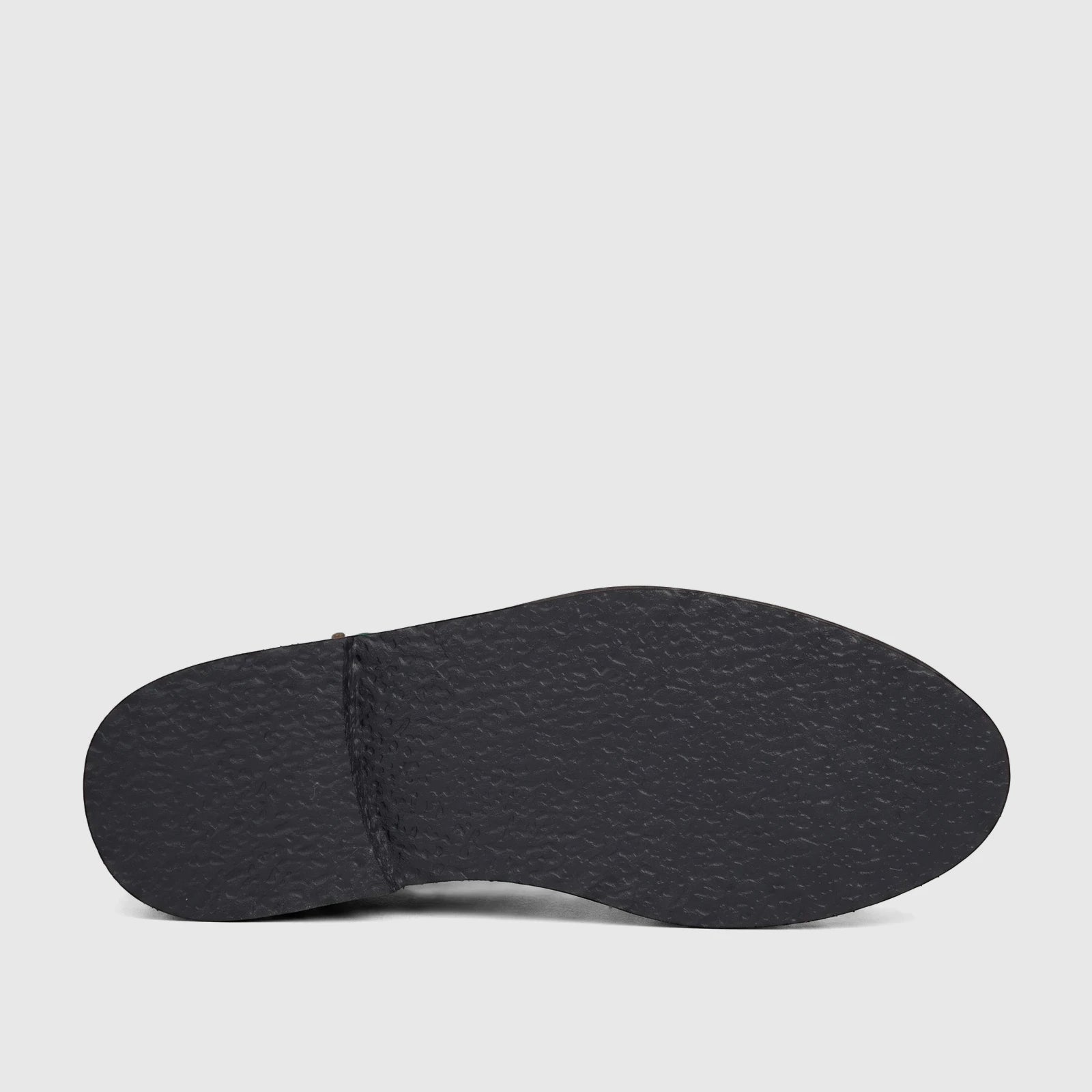 Bottom view of a Bulletti Unisex Chunky Sole Sandal, showing the textured black rubber sole.