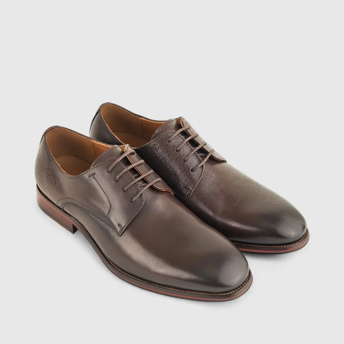 Babucci Men's Leather Lace Up  K272336-6-3  BAB008 Brown