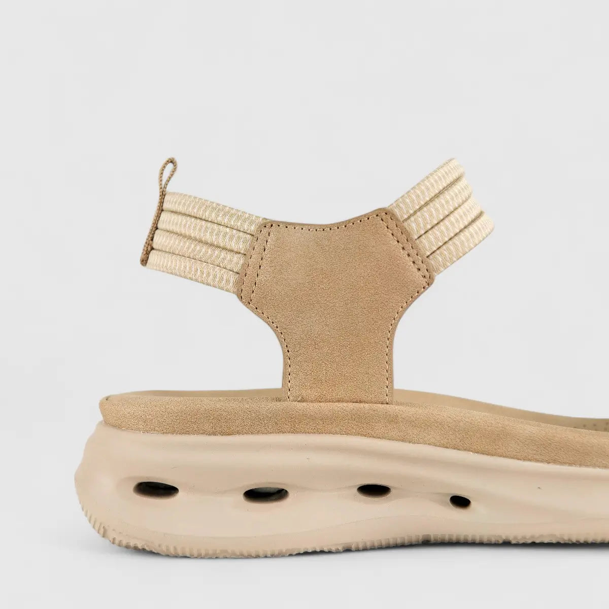 Bulbul Ladies Comfort Sandal HAR028 Beige