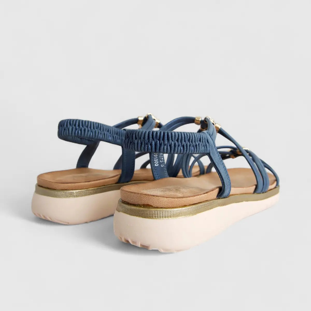 Bulbul Ladies Comfort Sandal Blue HAR073