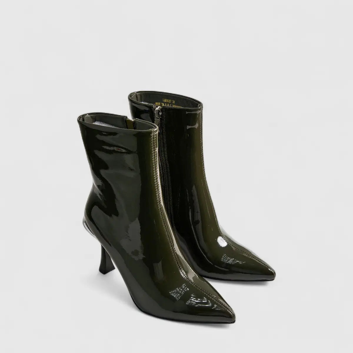 Bulbul Leather Ankle Boot Olive LAR6027