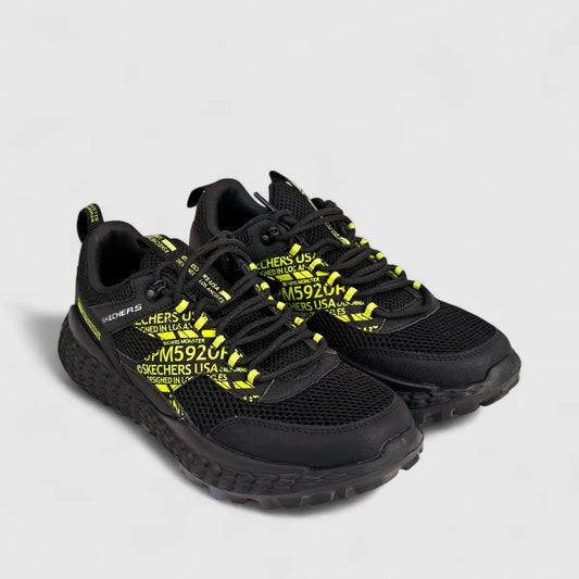 Skechers Men's Comfort Sneaker Monster 232189 Black Lime SM91