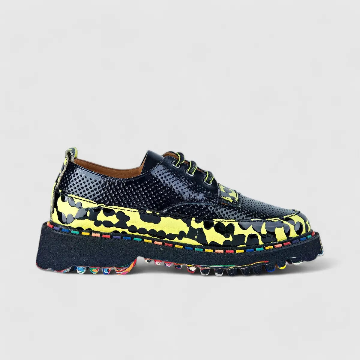 Rovigo Oxfords Yellow/Black 205444 Oxfords | familyshoecentre