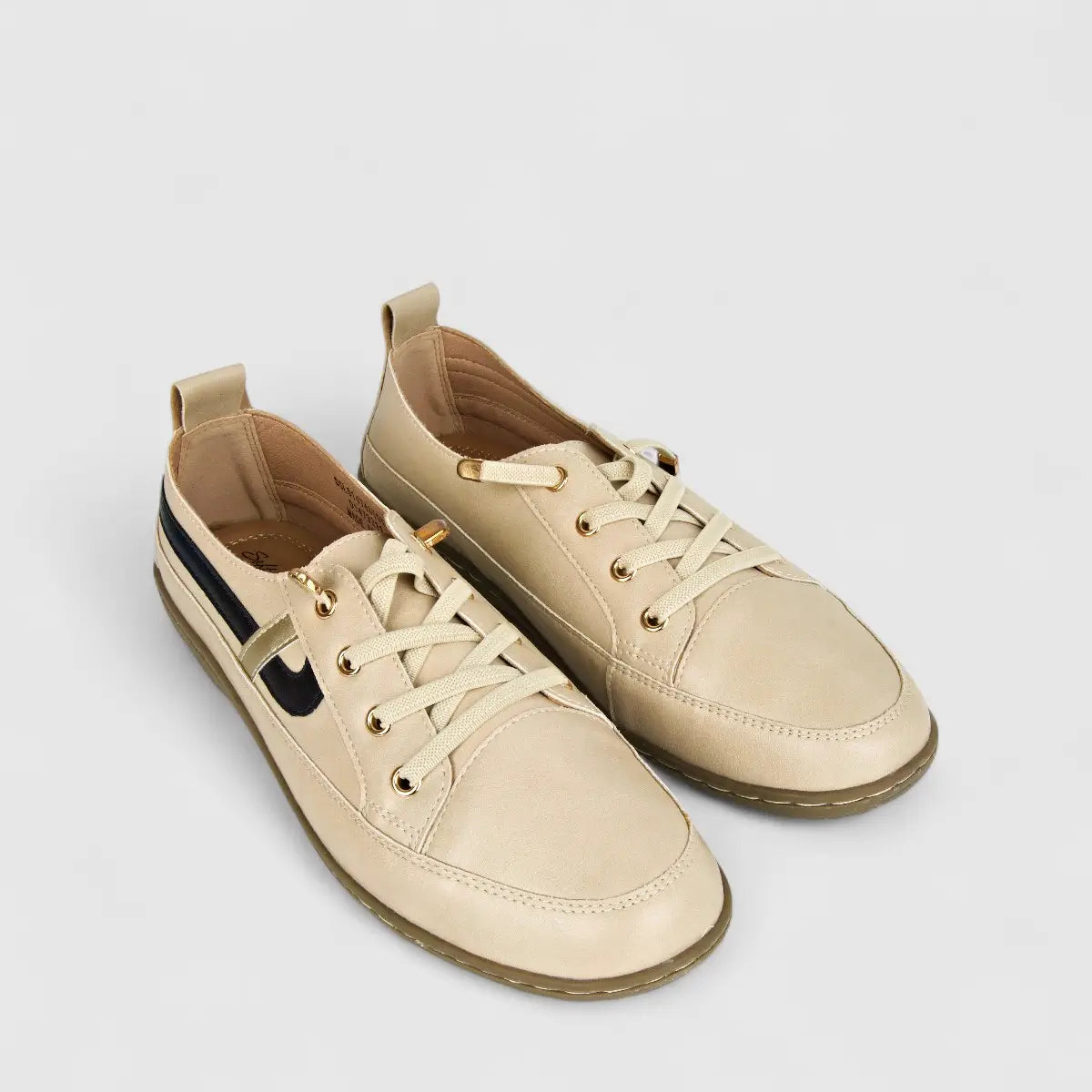 Hush Puppies Soft Style Ladies Comfort Sneaker Kalea SSL01474 Stone SS307