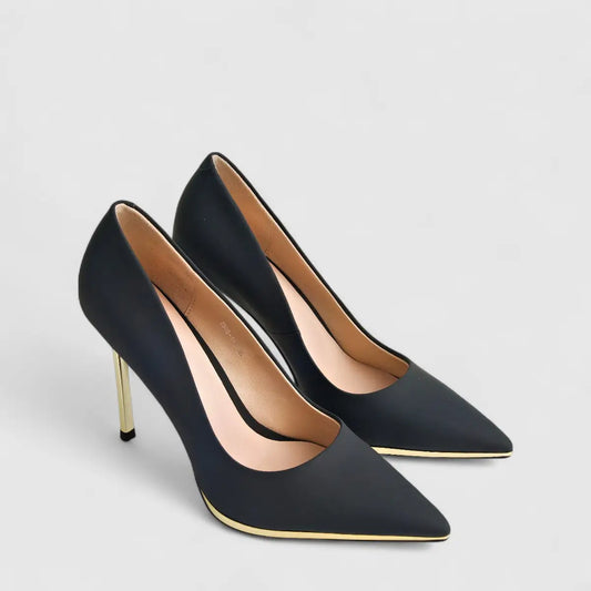 Morbido Ladies Stiletto Heel Black 2508-1-2 M25