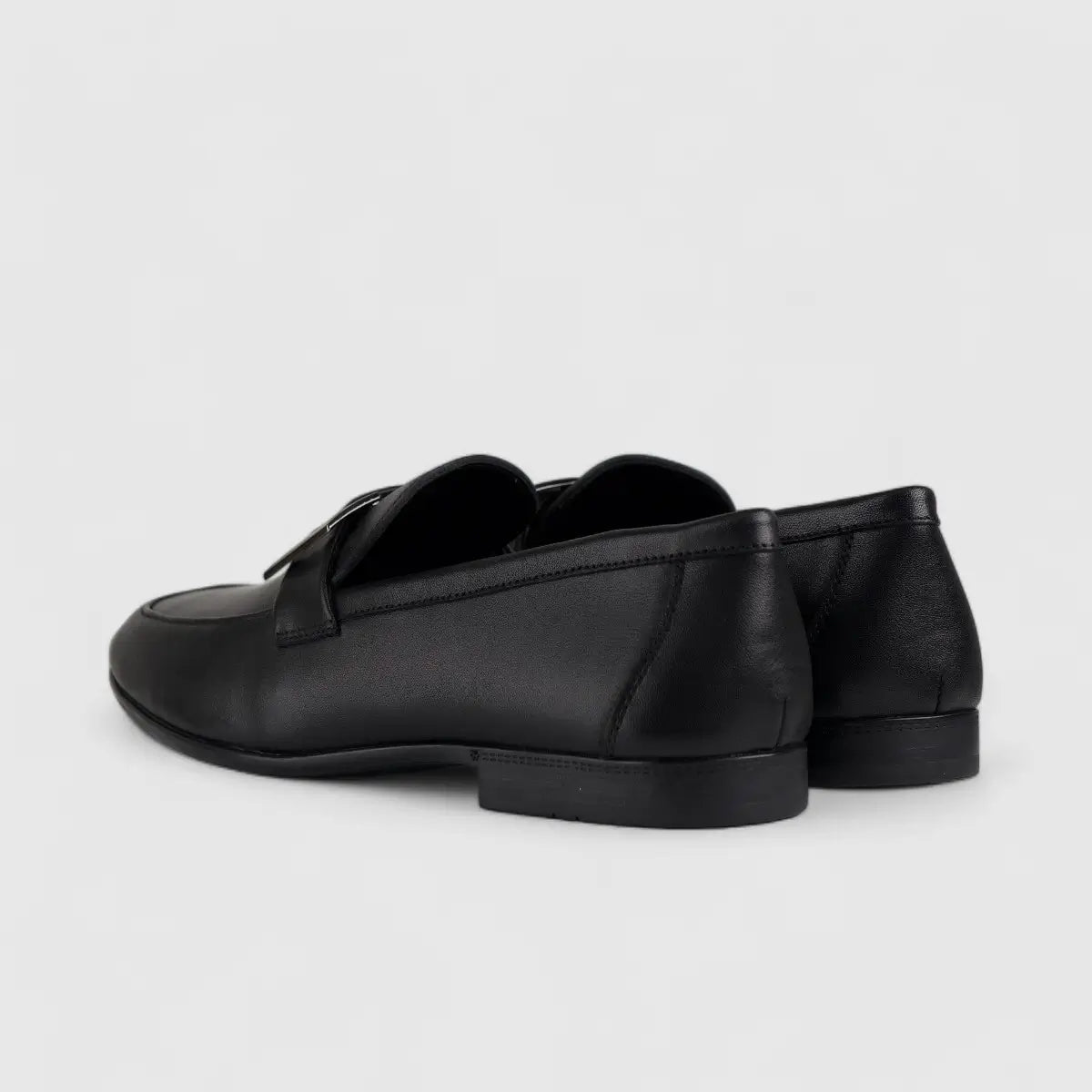 Formales Leather Loafers Black 678A-13-A16 Loafers | familyshoecentre