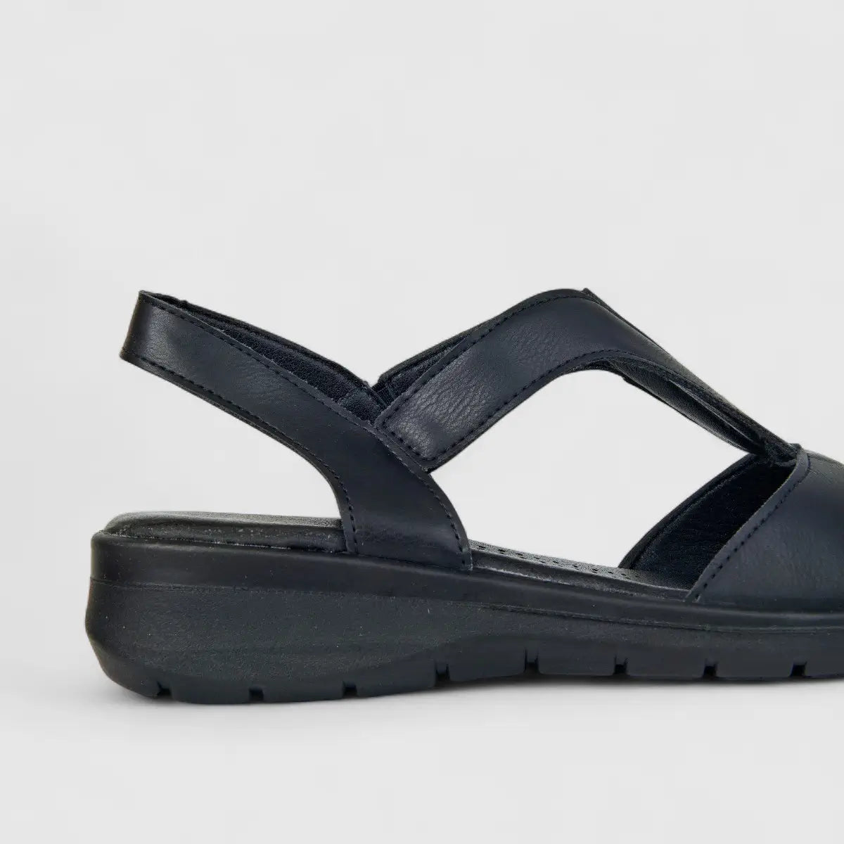 Hush Puppies Soft Style Ladies Comfort Sandal Oberta Mono SSL01557 Black SS369