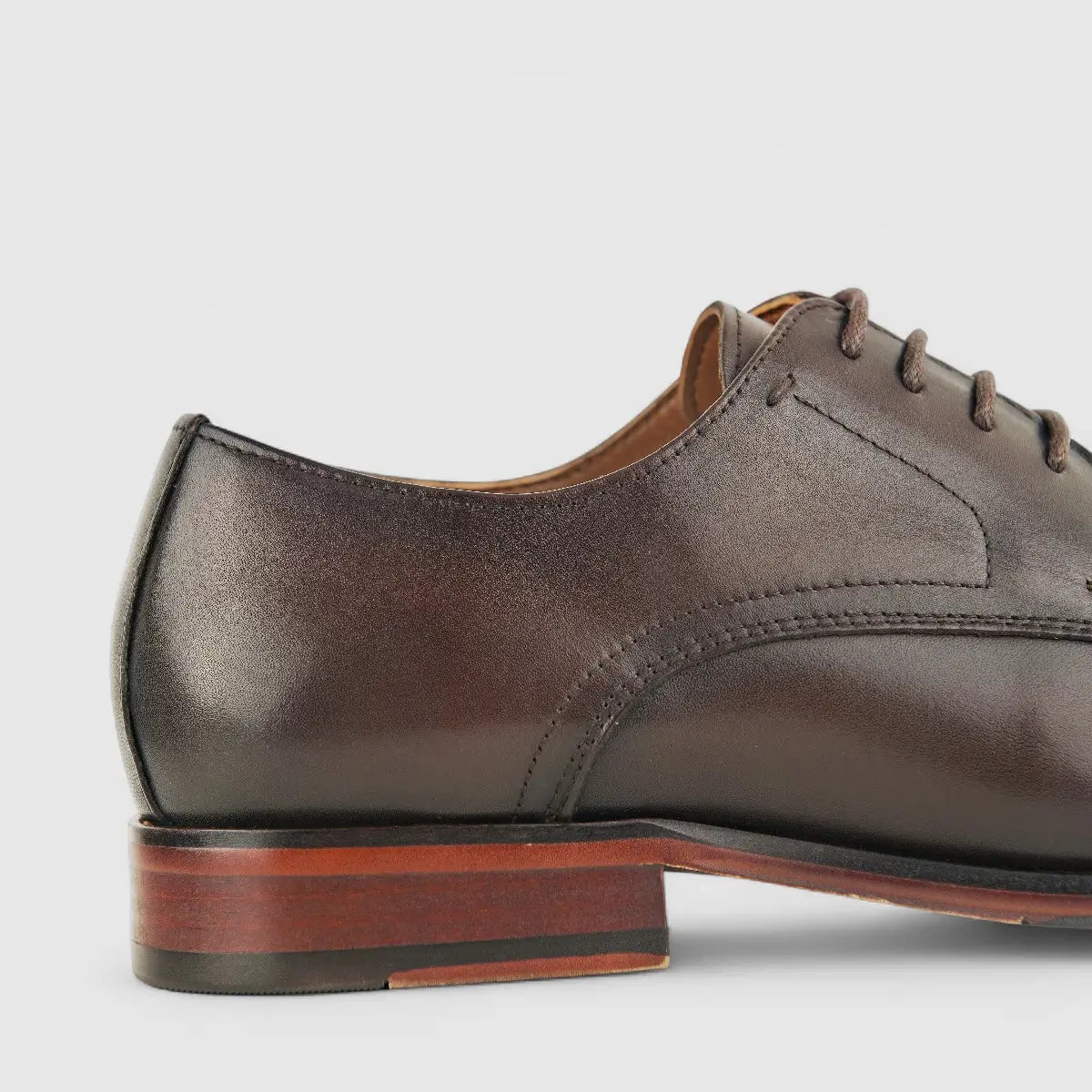 Babucci Men's Leather Lace Up  K272336-6-3  BAB008 Brown