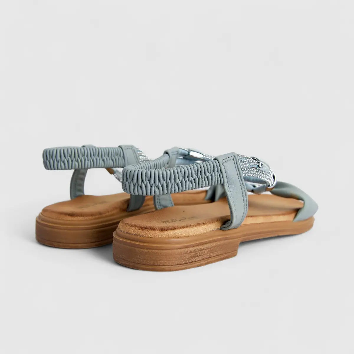 Bulbul Ladies Comfort Sandal Blue HAR074