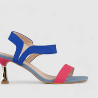 Bulbul Heel Sandal Multi Pink HAR023