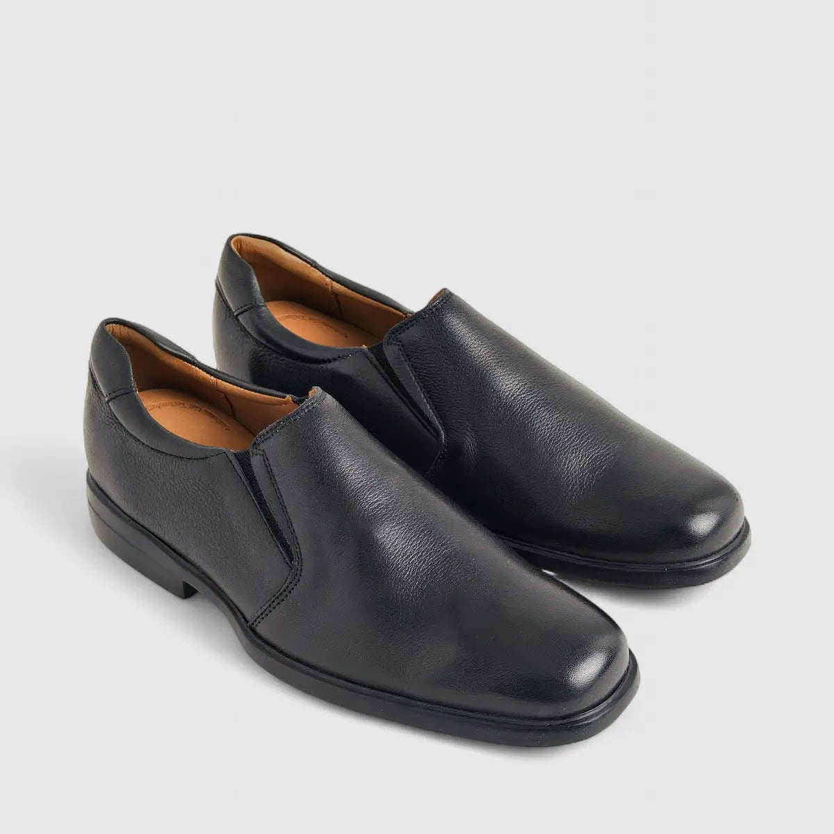 Anatomic Leather Comfort Slip On Black 595905 AN140 Slip-ons | familyshoecentre