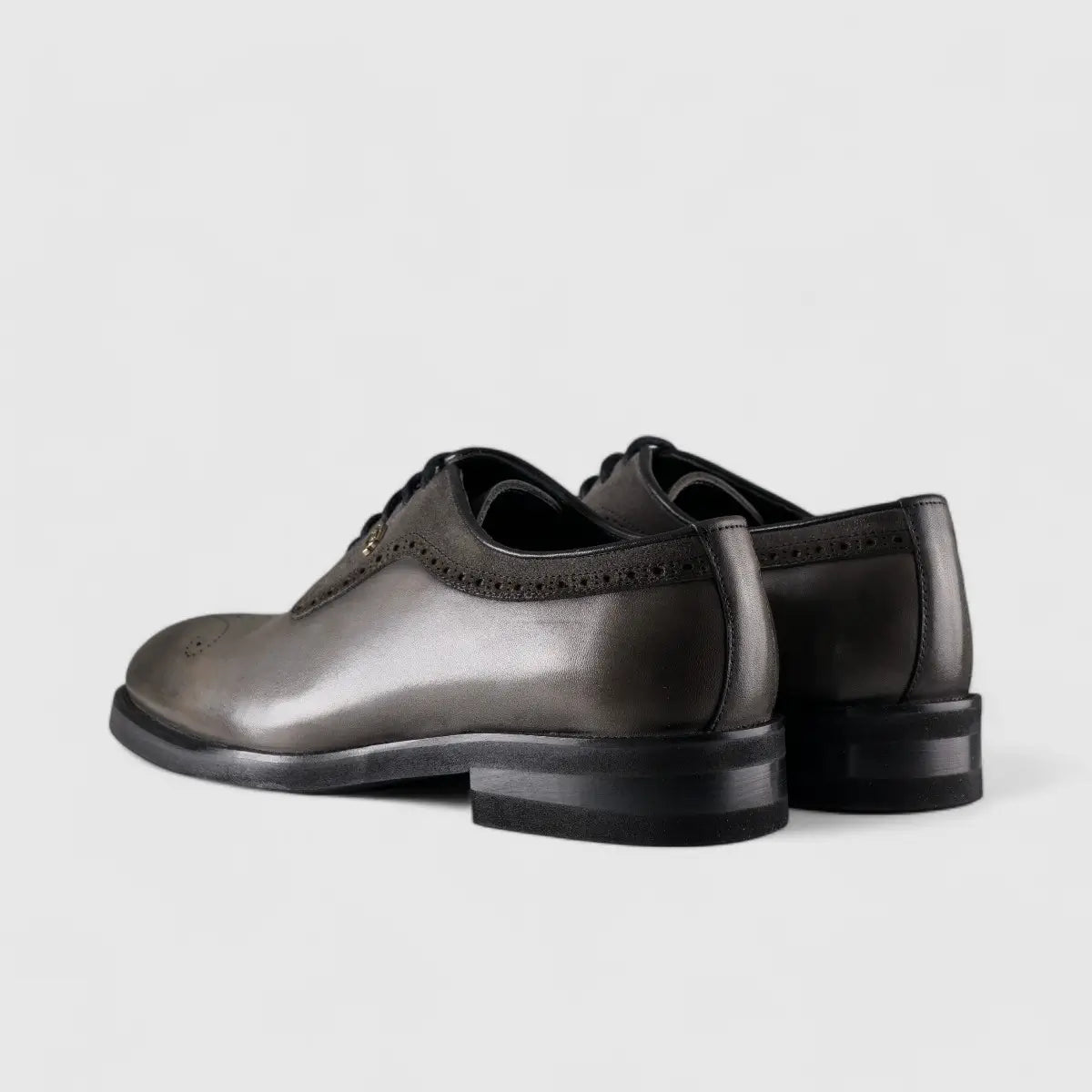 Crockett and Jones Amadeo Grey Oxfords | familyshoecentre