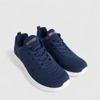 Skechers Ladies Comfort Sneaker Bobs Unity 117432 Navy SW125