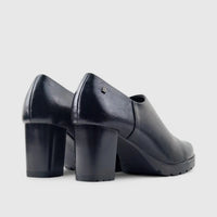 Soft Style By Hush Puppies Romney Black 01511 Heels | familyshoecentre