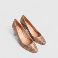 Capelli Rossi Leather Ladies Court Shoe 9912 Beige CR60