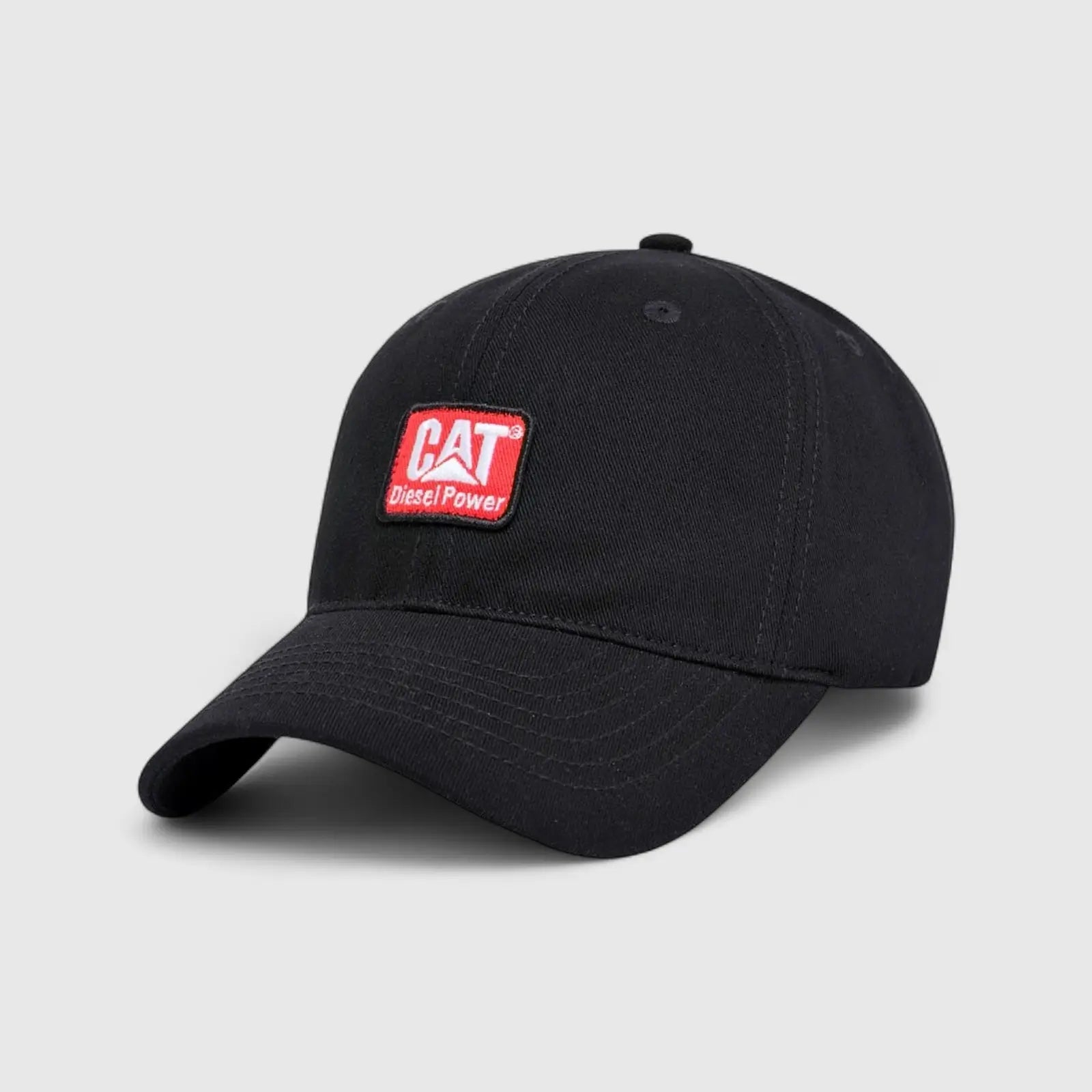 Cat Low Profile Diesel Power Patch Hat 4090240-10121 Pitch Black