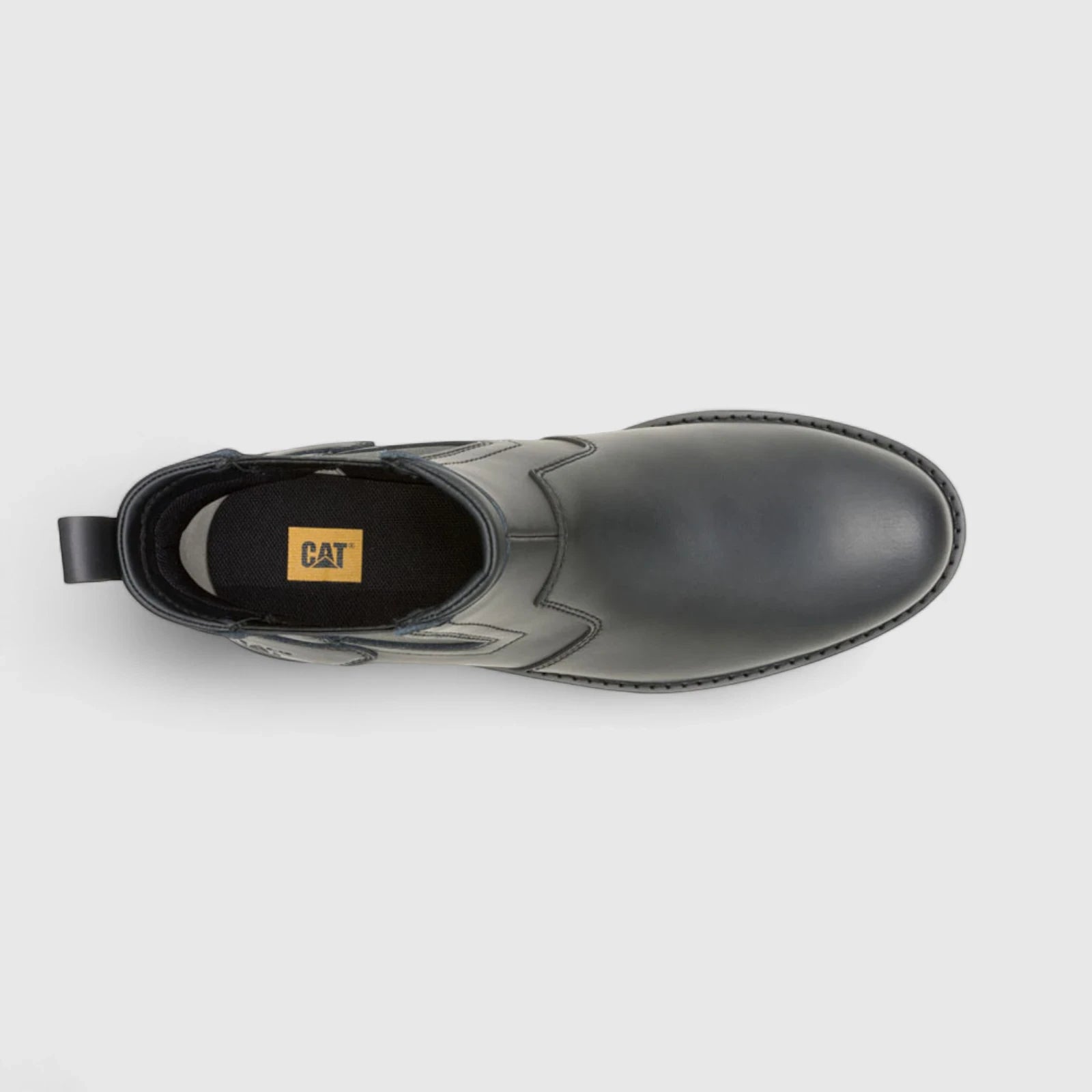 Caterpillar Men's Black Leather Chelsea Boots P726708