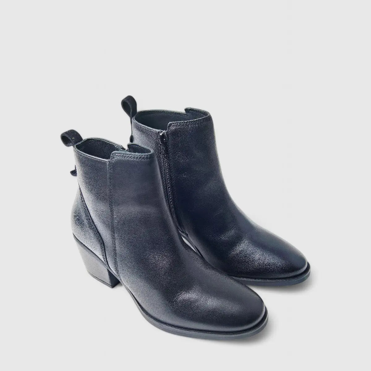 Hotter Delight Comfort Boot Black Boots | familyshoecentre