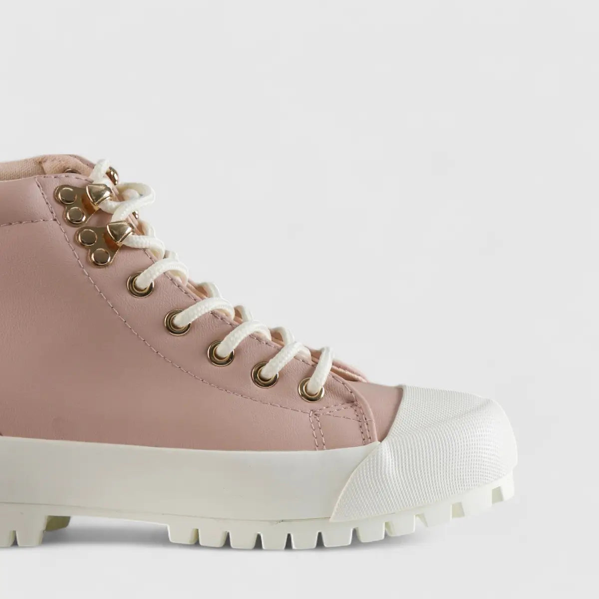 Caprio 2 Tone Statement Sneaker Boots Pink K11 Sneakers | familyshoecentre