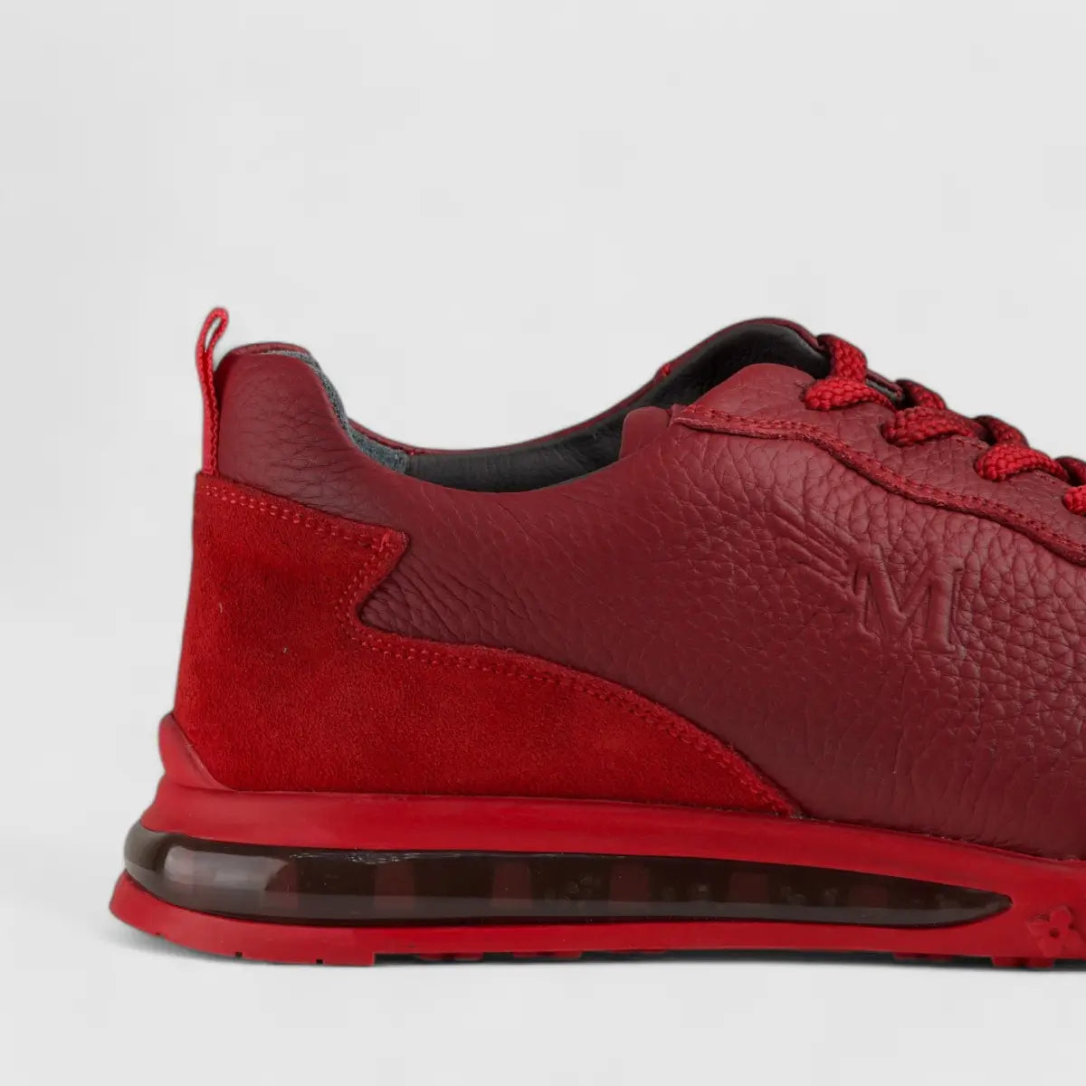 Bulletti Lace Up Sneaker Red 152-15160 Sneakers | familyshoecentre