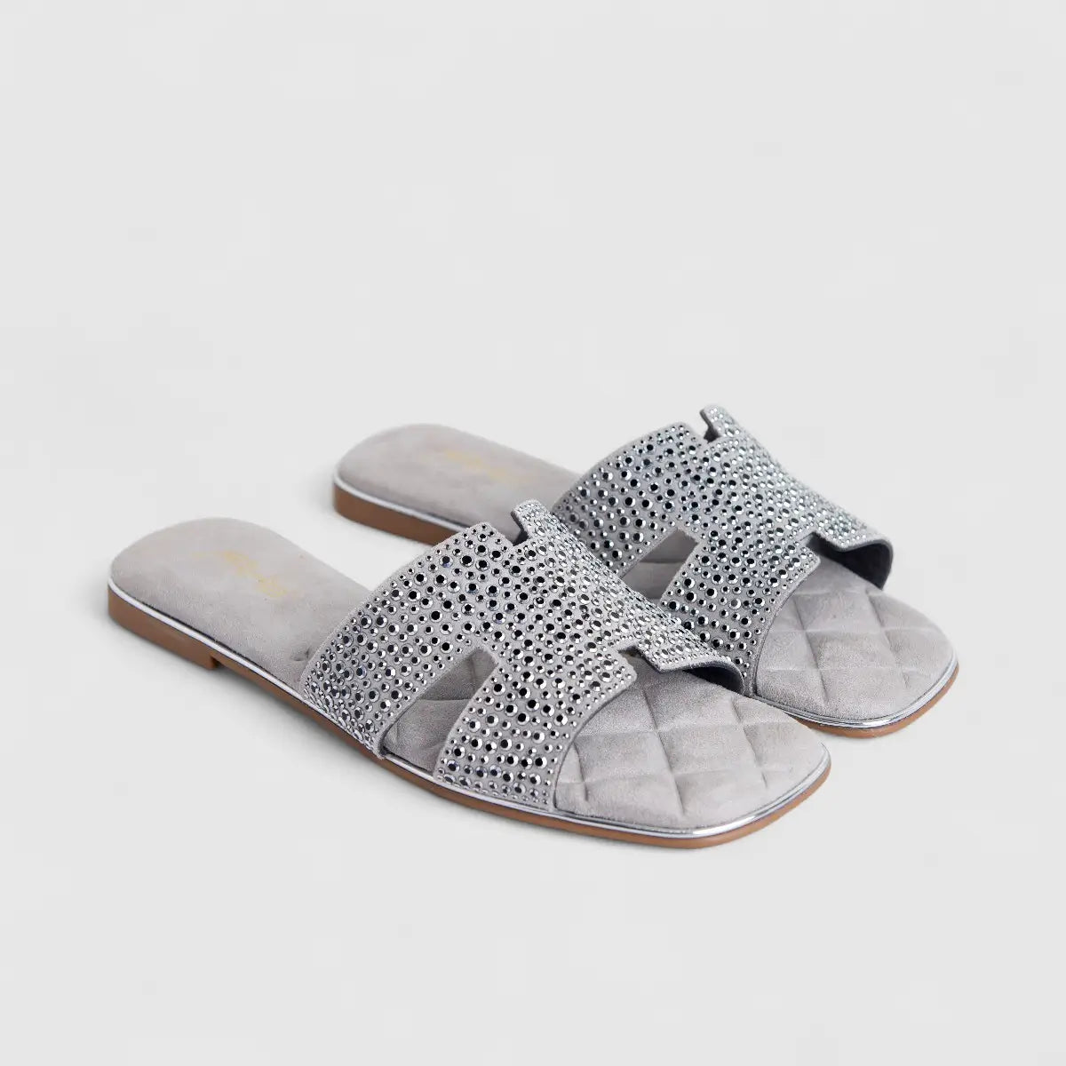 Bulbul Ladies Evening Slide Silver HAR053