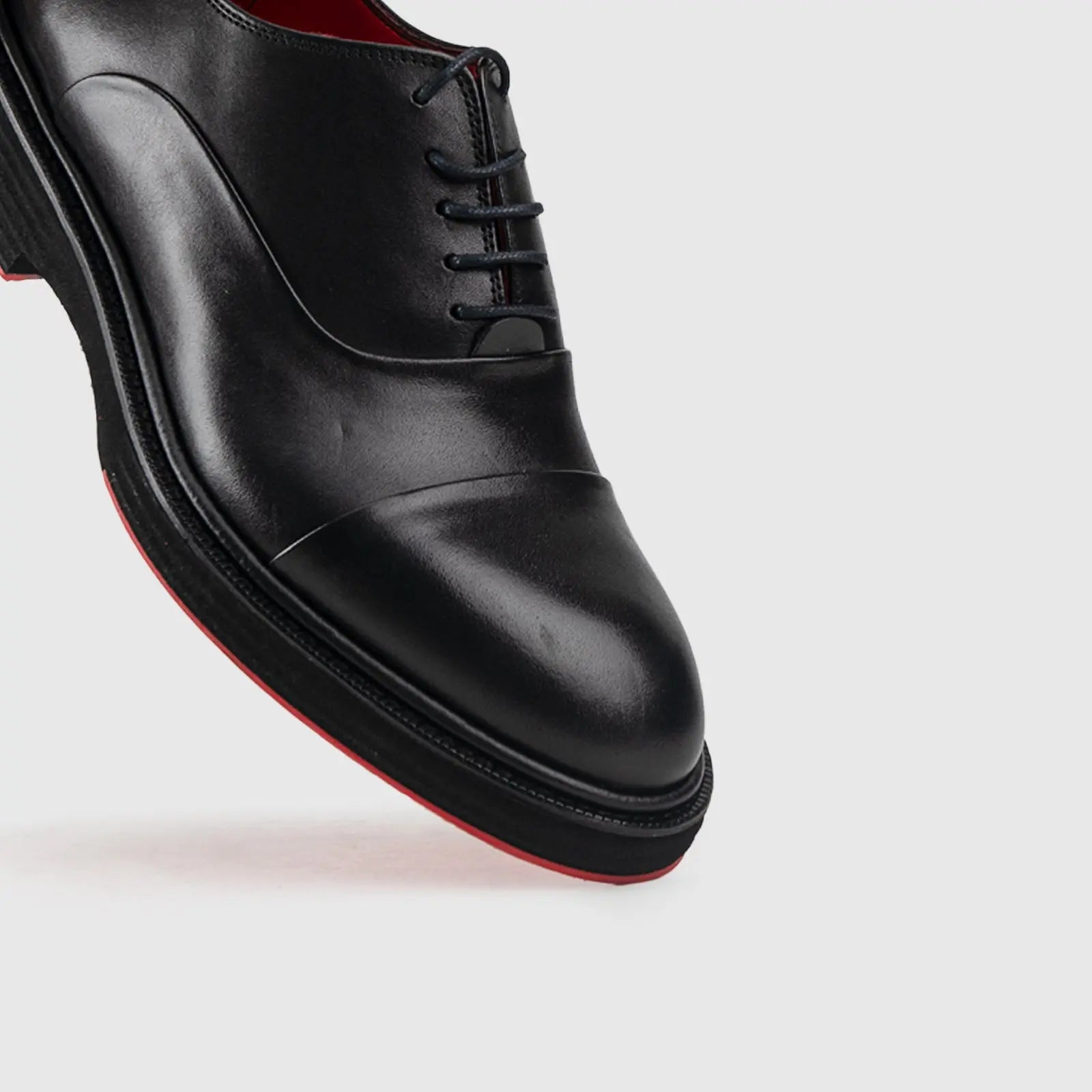 Chunky Sole Dress Oxfords 0238 Black Matt Loafers | familyshoecentre