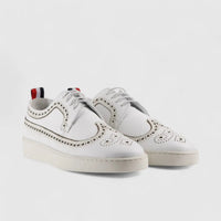 Formales Lace Up Leather Sneaker White 4346 Oxfords | familyshoecentre