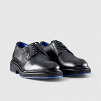 Chunky Sole Dress Oxfords Black Floater Blue Sole 0218 FC26 Oxfords | familyshoecentre