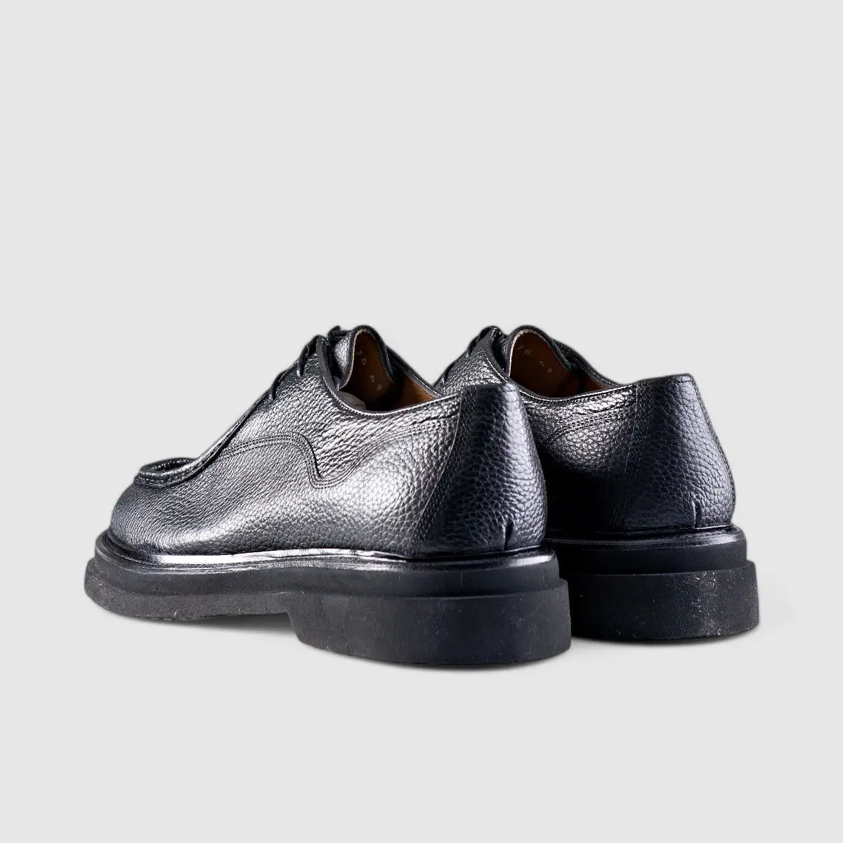 Chunky Sole Dress Oxfords Black Floater 0488 FC30 Oxfords | familyshoecentre