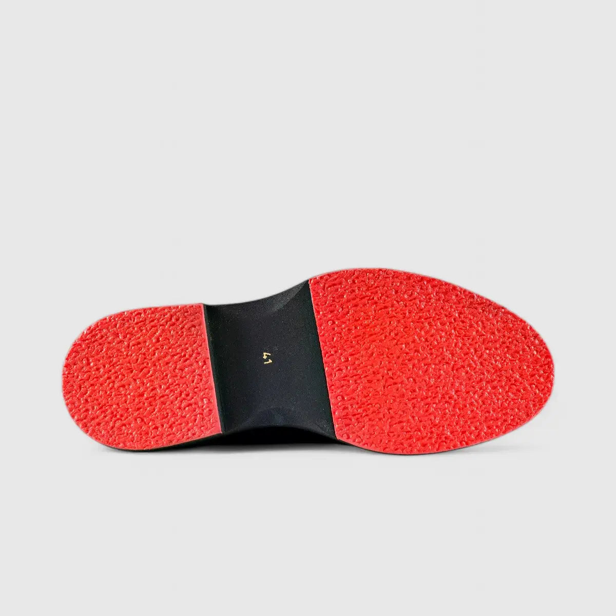 Formales Men's Chunky Sole Dress Oxfords Black Floater Red Sole 0218 FC27 Oxfords | familyshoecentre