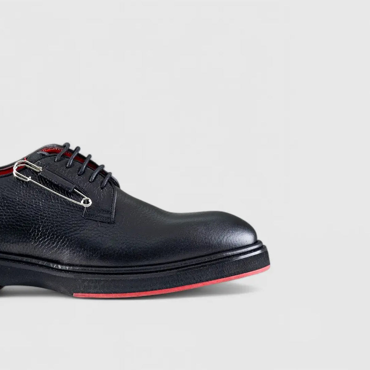 Formales Men's Chunky Sole Dress Oxfords Black Floater Red Sole 0218 FC27 Oxfords | familyshoecentre