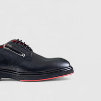 Formales Men's Chunky Sole Dress Oxfords Black Floater Red Sole 0218 FC27 Oxfords | familyshoecentre