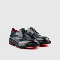 Chunky Sole Dress Oxfords Navy  4116 Oxfords | familyshoecentre