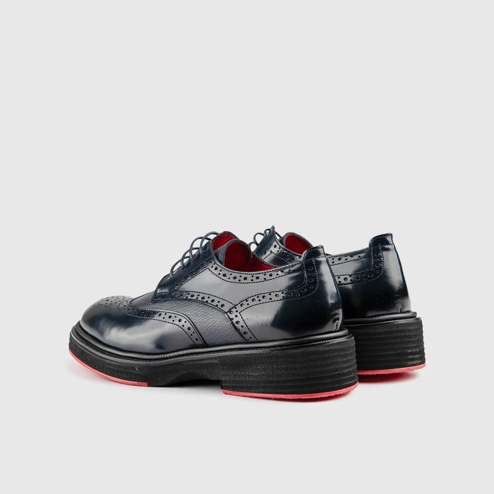 Chunky Sole Dress Oxfords Navy  4116 Oxfords | familyshoecentre