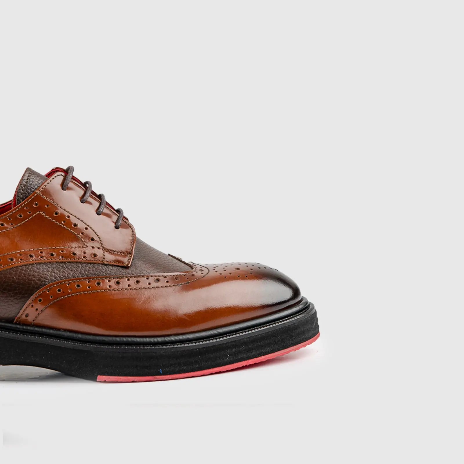 Chunky Sole Dress Oxfords Tan 4116 Oxfords | familyshoecentre