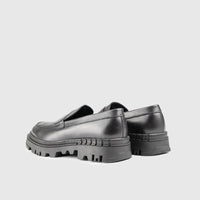 Chunky Sole Loafers Black 1804 Loafers | familyshoecentre
