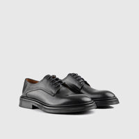 Chunky Sole Oxfords Black 0487 Oxfords | familyshoecentre