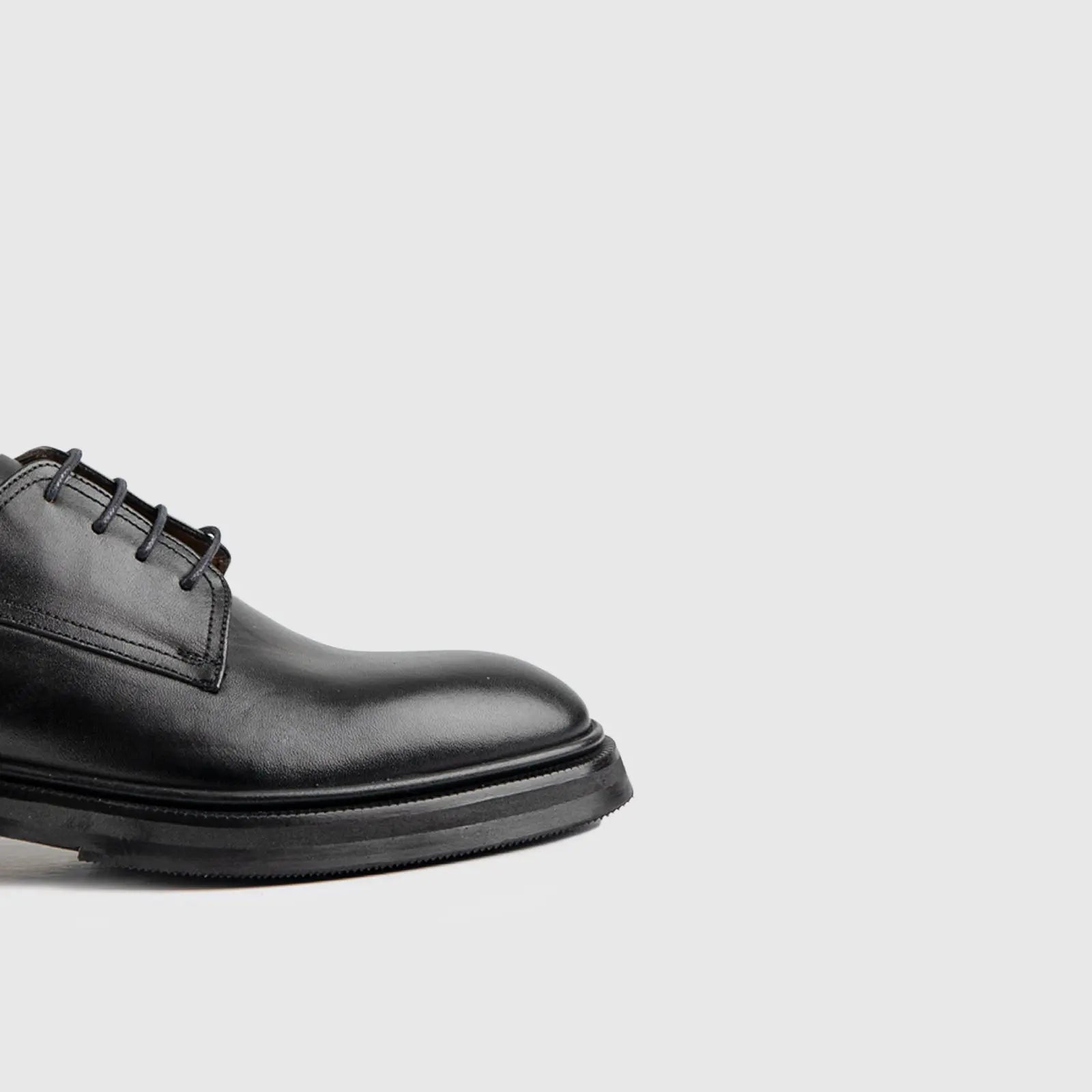 Chunky Sole Oxfords Black 0487 Oxfords | familyshoecentre